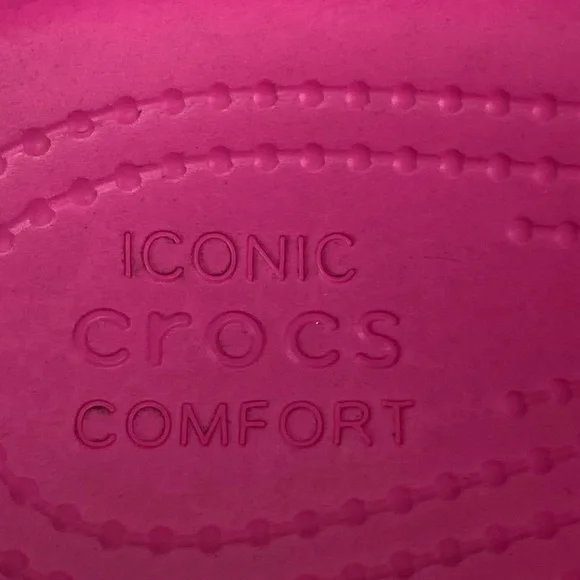 Crocs Classic Crush platform Sandal bold two-strap design.women’s size 7 Men 5 - Picture 11 of 12